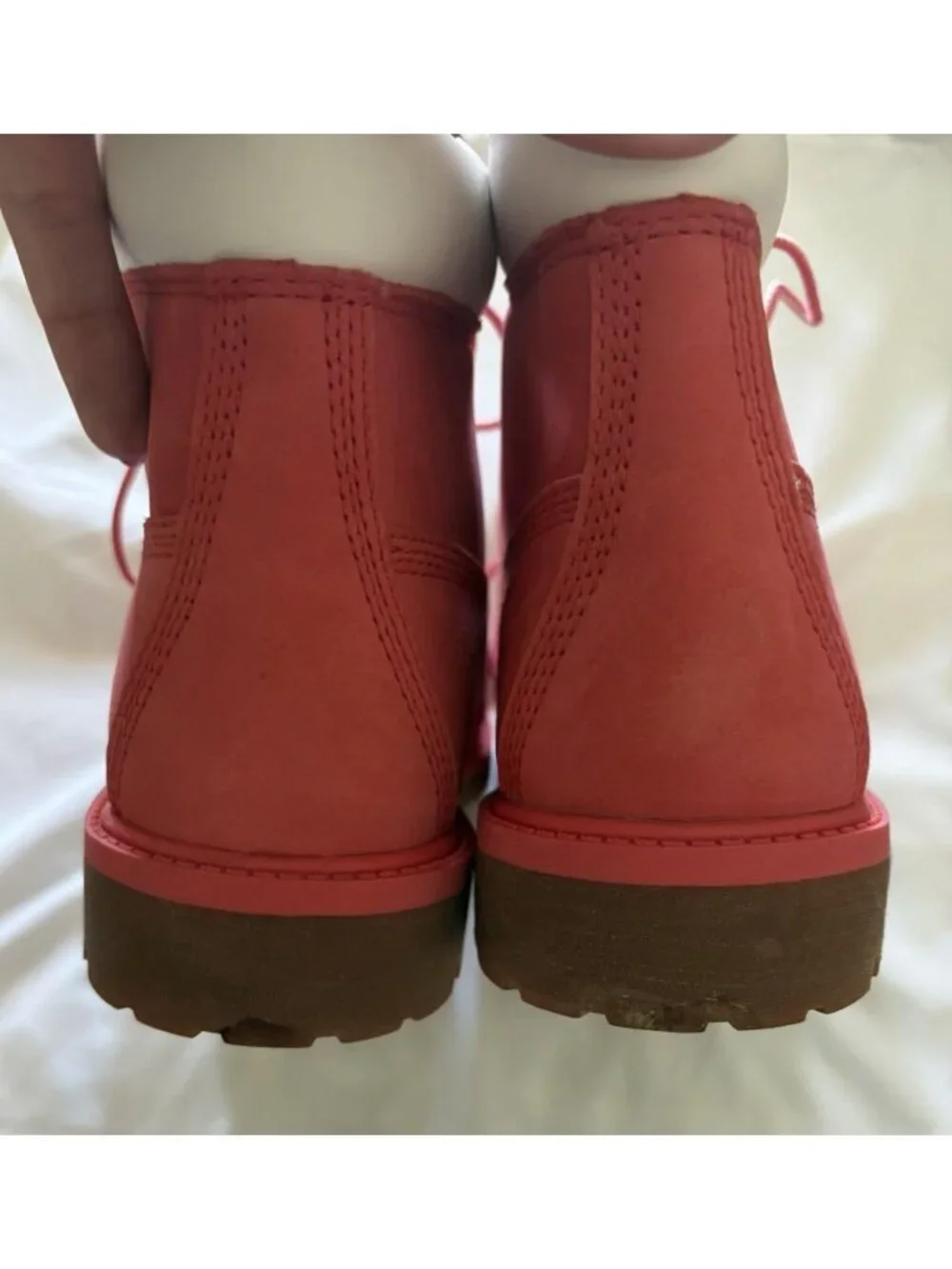 Timberland Girl’s Size 4.5Y Pink Waterproof Boots